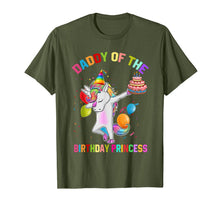 Ladda upp bild till gallerivisning, Mens Daddy of the Birthday Princess Unicorn Outfit T-Shirt 145630
