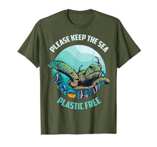 Ladda upp bild till gallerivisning, Cute Please Keep The Sea Plastic Free Shirt Environment Gift 333646
