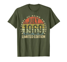 Ladda upp bild till gallerivisning, Born July 1969 Limited Edition Bday Gifts 50th Birthday T-Shirt 52845

