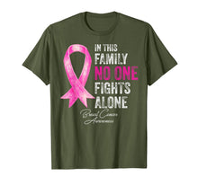 Ladda upp bild till gallerivisning, In This Family No One Fights Alone Breast Cancer Awareness T-Shirt 755234
