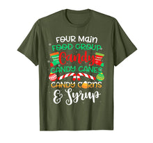 Ladda upp bild till gallerivisning, Four Main Food Groups Elf Buddy Christmas Pajama Xmas Gifts T-Shirt-3112313
