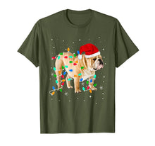 Ladda upp bild till gallerivisning, Funny shirts V-neck Tank top Hoodie sweatshirt usa uk au ca gifts for Funny English Bulldog Christmas Light Gifts Xmas T-Shirt 340948
