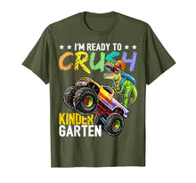 Ladda upp bild till gallerivisning, Kindergarten Dinosaur Monster Truck Back to School Shirt Boy 84223
