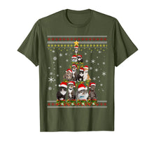 Ladda upp bild till gallerivisning, Funny Christmas Tree Cats Merry Christmas Ugly Sweater Gifts T-Shirt-3127700
