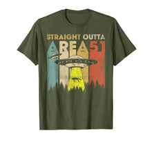 Ladda upp bild till gallerivisning, Straight Outta Area 51 Vintage Halloween Costume UFO Alien T-Shirt 31032227
