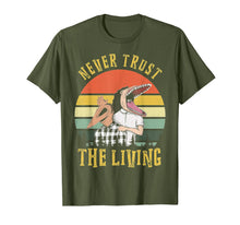 Ladda upp bild till gallerivisning, Never Trust the Living Retro Vintage Sunset TShirt 95838
