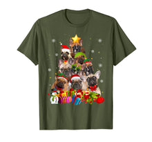 Ladda upp bild till gallerivisning, Funny French Bulldog Christmas Tree Gifts Xmas T-Shirt 605883
