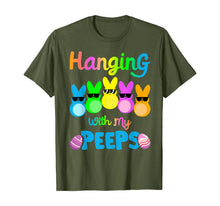 Ladda upp bild till gallerivisning, Hanging With My Peeps Shirt Colorful Bunny Easter day Gifts TShirt406135
