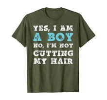 Ladda upp bild till gallerivisning, Yes, I Am A Boy. No, I'm Not Cutting My Hair TShirt512031
