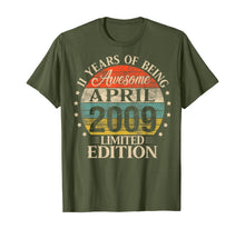 Ladda upp bild till gallerivisning, 11 Year Old Gifts April 2009 Limited Edition 11th Birthday TShirt396646
