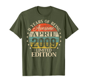 11 Year Old Gifts April 2009 Limited Edition 11th Birthday TShirt396646
