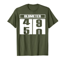 Ladda upp bild till gallerivisning, Oldmeter 50 T-Shirt 50th Birthday Gift Funny 1379781
