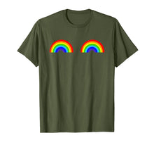 Ladda upp bild till gallerivisning, Gay Les Pride Rainbow Boobs T-Shirt LGBT Pride 23511
