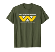 Ladda upp bild till gallerivisning, Weyland - Yutani Corp Logo T-Shirt Evil Company
