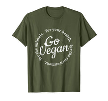 Ladda upp bild till gallerivisning, Funny shirts V-neck Tank top Hoodie sweatshirt usa uk au ca gifts for Go Vegan T-Shirt. For your health Vegan Tee 1155395
