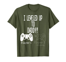 Ladda upp bild till gallerivisning, Funny shirts V-neck Tank top Hoodie sweatshirt usa uk au ca gifts for I leveled Up to Daddy!, New parent Gamer T-Shirt. 514409
