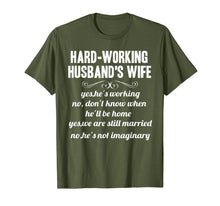 Ladda upp bild till gallerivisning, Funny shirts V-neck Tank top Hoodie sweatshirt usa uk au ca gifts for Funny Hard working husband&#39;s wife Tshirt Couple Gifts 3115932
