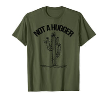Ladda upp bild till gallerivisning, Not A Hugger Shirt Funny Vintage Cactus Sarcastic Tee T-Shirt 305585
