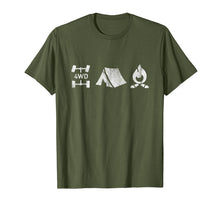 Ladda upp bild till gallerivisning, Funny shirts V-neck Tank top Hoodie sweatshirt usa uk au ca gifts for 4WD Overland Explorer Tee 4x4 Tent Camp Fire T-Shirt 540533
