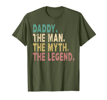 Ladda upp bild till gallerivisning, Mens Daddy The Man The Myth The Legend Shirt Dad Papa Fathers Day T-Shirt 139337
