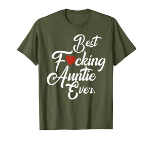 Funny shirts V-neck Tank top Hoodie sweatshirt usa uk au ca gifts for Best fucking auntie ever family Tshirt aunt gifts from niece 1425907