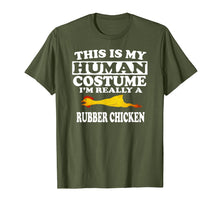 Ladda upp bild till gallerivisning, Funny shirts V-neck Tank top Hoodie sweatshirt usa uk au ca gifts for This Is my Human Costume I'm Really A Rubber Chicken T-Shirt 2949440

