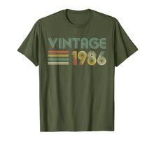 Ladda upp bild till gallerivisning, Funny shirts V-neck Tank top Hoodie sweatshirt usa uk au ca gifts for Retro Vintage 1986 TShirt 33rd Birthday Gifts 33 Years Old 3032325
