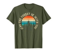 Ladda upp bild till gallerivisning, Fun May The Forest Be With You May The Fourth Hiker T-Shirt
