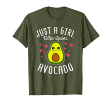 Ladda upp bild till gallerivisning, Funny shirts V-neck Tank top Hoodie sweatshirt usa uk au ca gifts for Just A Girl Who Loves Avocado T-Shirt Girls Funny Vegan Gift 2628812
