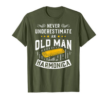 Ladda upp bild till gallerivisning, Funny shirts V-neck Tank top Hoodie sweatshirt usa uk au ca gifts for Mens An Old Man With A Harmonica Music Musician Gift T-Shirt 
