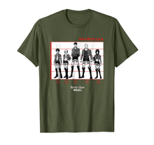 Ladda upp bild till gallerivisning, Funny shirts V-neck Tank top Hoodie sweatshirt usa uk au ca gifts for Attack on Titan Lineup On Black T-shirt 2601855
