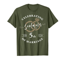 Ladda upp bild till gallerivisning, Funny shirts V-neck Tank top Hoodie sweatshirt usa uk au ca gifts for 5th Wedding Anniversary T-Shirt 5 years of Marriage Gift 3386189
