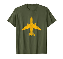 Ladda upp bild till gallerivisning, Funny shirts V-neck Tank top Hoodie sweatshirt usa uk au ca gifts for Distressed Yellow Jet Airplane Aviation Pilot Gifts Flying T-Shirt 2414578
