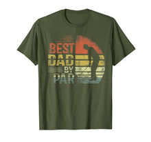 Ladda upp bild till gallerivisning, Mens Best Dad By Par Daddy Father's Day Gifts Golf Lover Golfer T-Shirt 72008
