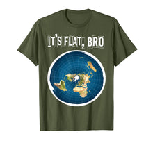 Ladda upp bild till gallerivisning, The Earth Is Flat BRO Flat Earth Believer T-Shirt 1009872
