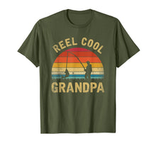 Ladda upp bild till gallerivisning, Mens Vintage Reel Cool GRANDPA Fish Fishing Shirt Father's Day Gi 46180
