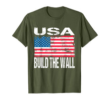 Ladda upp bild till gallerivisning, Funny shirts V-neck Tank top Hoodie sweatshirt usa uk au ca gifts for USA Build The Wall T-Shirt Vintage American Flag 2812575
