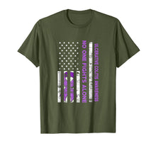 Ladda upp bild till gallerivisning, Funny shirts V-neck Tank top Hoodie sweatshirt usa uk au ca gifts for No One Fights Alone Flag USA Ulcerative Colitis Awareness 972470
