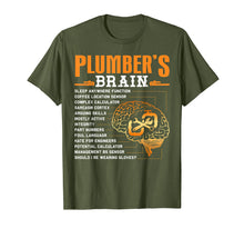 Ladda upp bild till gallerivisning, Funny shirts V-neck Tank top Hoodie sweatshirt usa uk au ca gifts for Funny Plumber Gifts - Plumber&#39;s Brain T-Shirt 2668425
