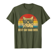 Ladda upp bild till gallerivisning, Vintage Best Cat Dad Ever T-Shirt Cat Daddy Father Gift Men
