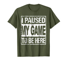 Ladda upp bild till gallerivisning, Funny shirts V-neck Tank top Hoodie sweatshirt usa uk au ca gifts for I paused my game to be here t shirt 2064433
