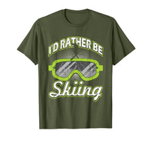 Ladda upp bild till gallerivisning, Funny shirts V-neck Tank top Hoodie sweatshirt usa uk au ca gifts for I'd Rather Be Skiing T-Shirt Funny Ski Tee Skier Slopes Gift 291088
