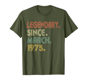 Funny shirts V-neck Tank top Hoodie sweatshirt usa uk au ca gifts for Funny 44 Years Old 44th Birthday Gifts March 1975 T-Shirt 2447023