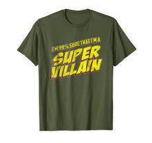 Ladda upp bild till gallerivisning, Vintage I'm 99% sure that I'm a super villain funny t-shirt 1516190
