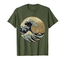 Ladda upp bild till gallerivisning, Funny shirts V-neck Tank top Hoodie sweatshirt usa uk au ca gifts for Flower of life with Kanagawa Japanese The great wave T-shirt 603116
