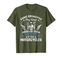 Ladda upp bild till gallerivisning, Funny shirts V-neck Tank top Hoodie sweatshirt usa uk au ca gifts for Real Grandpa Biker Shirt Fathers Day Motorcycle Ride Papa 1481994
