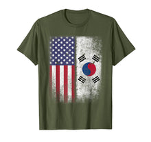 Ladda upp bild till gallerivisning, Funny shirts V-neck Tank top Hoodie sweatshirt usa uk au ca gifts for South Korean American Flag T-shirt Korea Usa America Gift 964564
