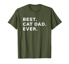 Ladda upp bild till gallerivisning, Mens Best Cat Dad Ever TShirt1059994
