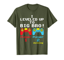 Ladda upp bild till gallerivisning, Leveled Up to Big Brother Pregnancy Announcement TShirt488106
