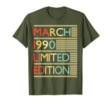 Ladda upp bild till gallerivisning, 30 Years Old Shirt 30th Birthday Gifts Women Men March 1990 T-Shirt-73700
